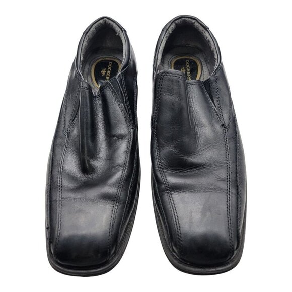 Dockers Shoes Mens Size 8.5 Black Leather Slip On Casual Walking Dress main image 8